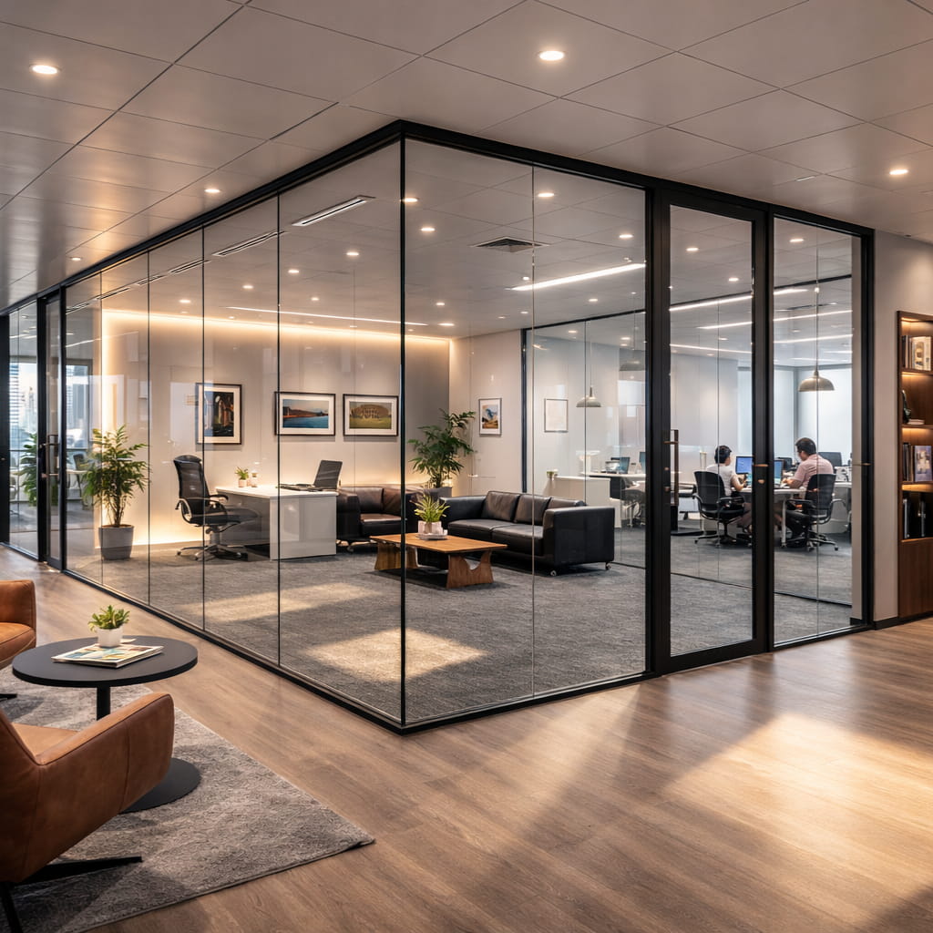 Double Glazed Partitions