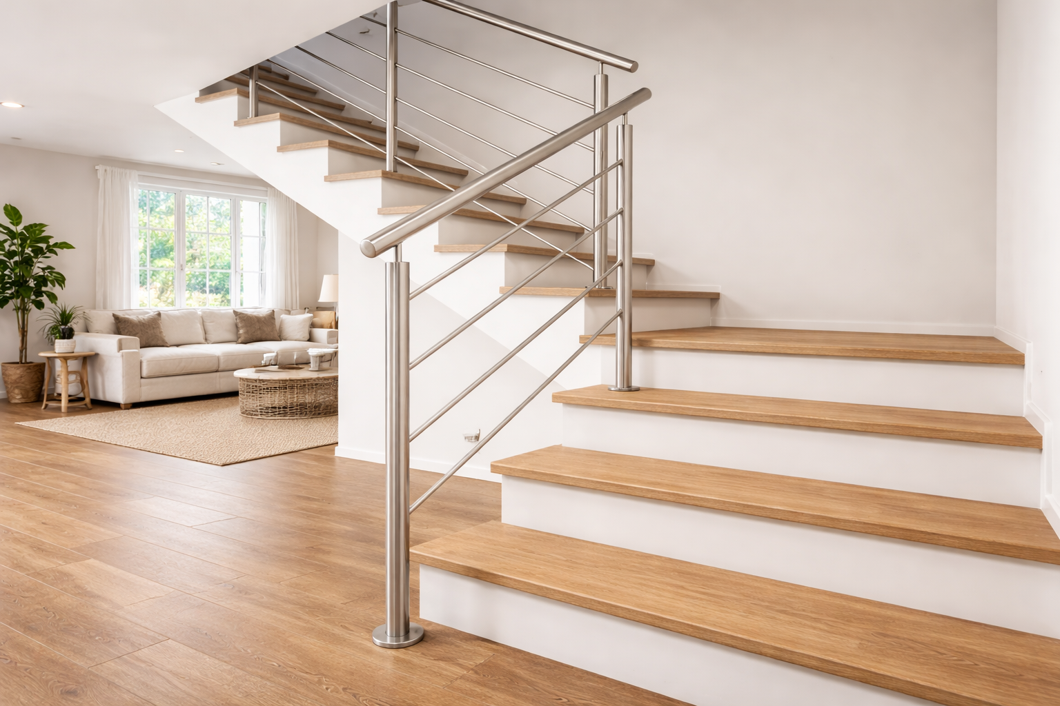 Round Balustrade With Midrails