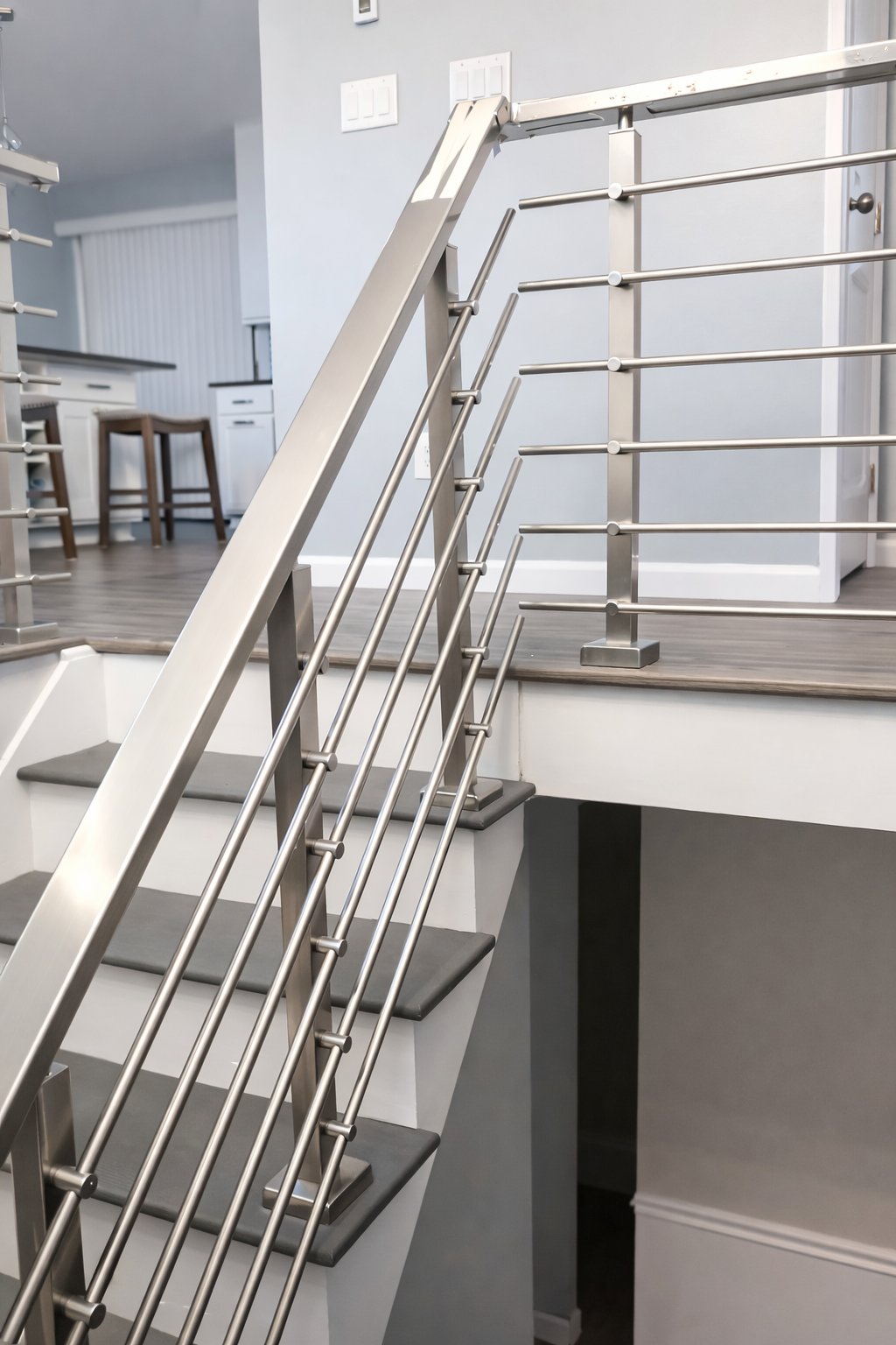 Square Balustrade With Midrails
